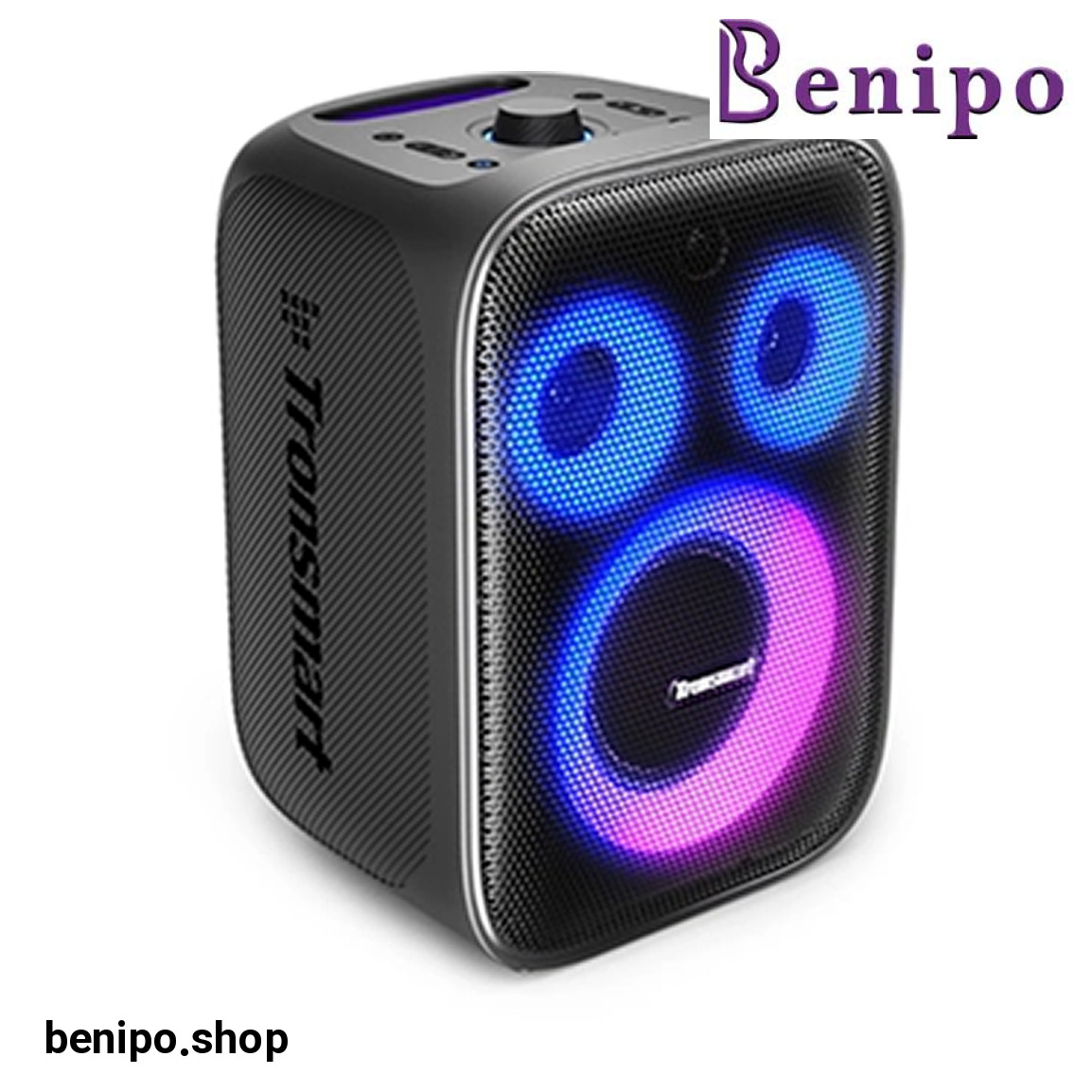 اسپیکر بلوتوثی 120W همراه دوعدد میکروفون مدل HALO 200 2 MIC