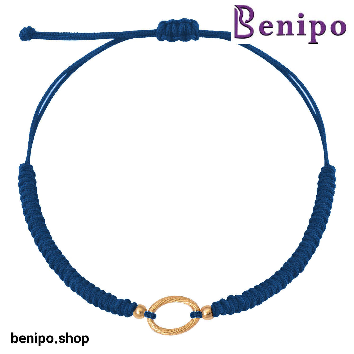 دستبند بافت طلا 18 عیار زنانه مدل گوی و بیضی تراش