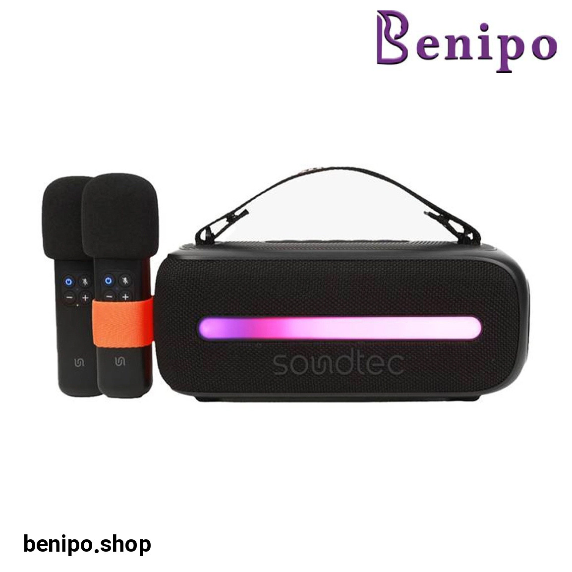 اسپیکر و میکروفون بلوتوثی 24 وات مدل PORTABLE SPEAKER DUAL MIC 24W GALA