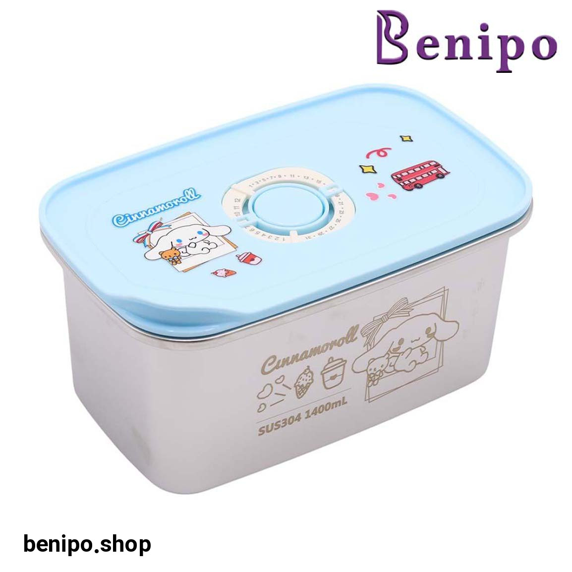 ظرف غذااستیل سانریو بزرگ کد 601-13