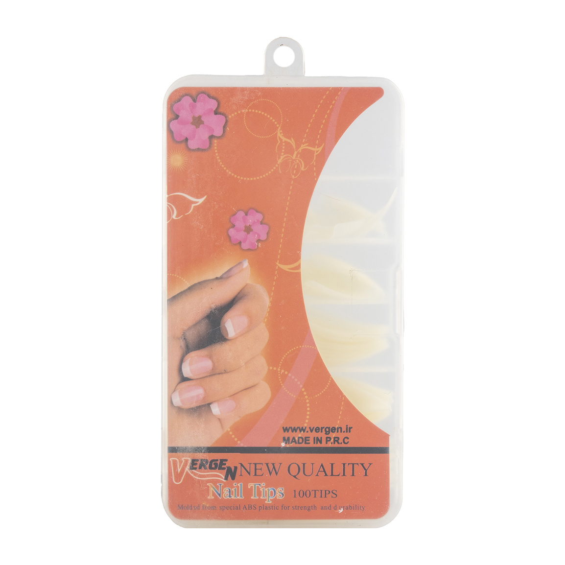 تیپ کاشت ناخن مدل نوک تیز کد G101 بسته 100 عددی