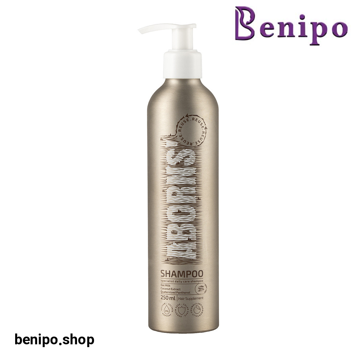 شامپوی تخصصی روزانه مناسب مو خشک مدل بطری حجم 250 میلی لیتر