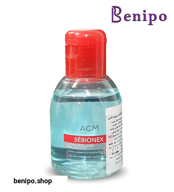 محلول پاک کننده چشم و صورت سبیونکس پوست چرب