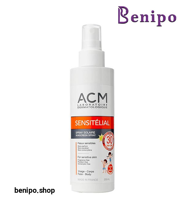 اسپری ضد آفتاب 30 کودکان و بزرگسالان سن سی تلیال