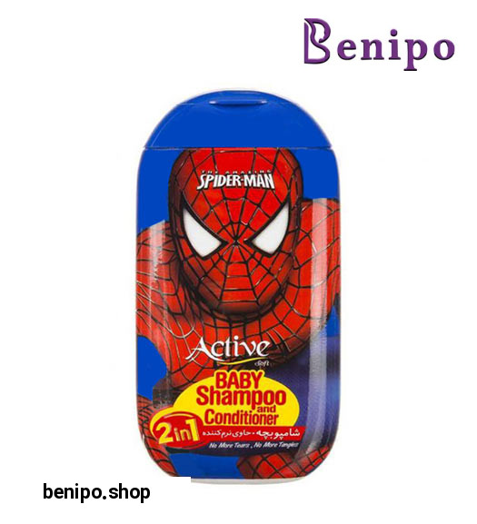 شامپو بچه 2در1 قرمز طرح اسپایدرمن  280 گرمی