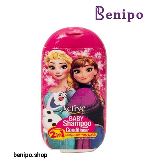 شامپو بچه 2در1 آبی طرح فروزن  280 گرمی