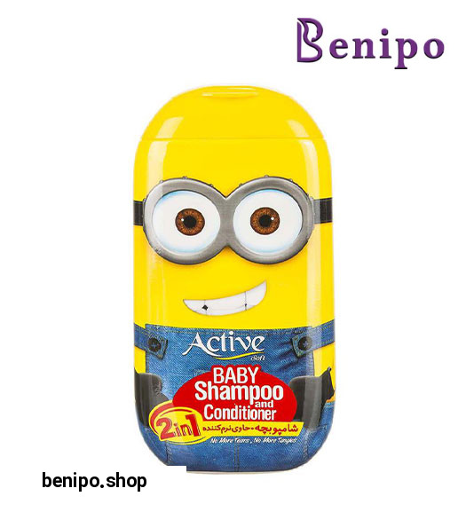 شامپو بچه 2در1 زرد طرح مینیون  280 گرمی