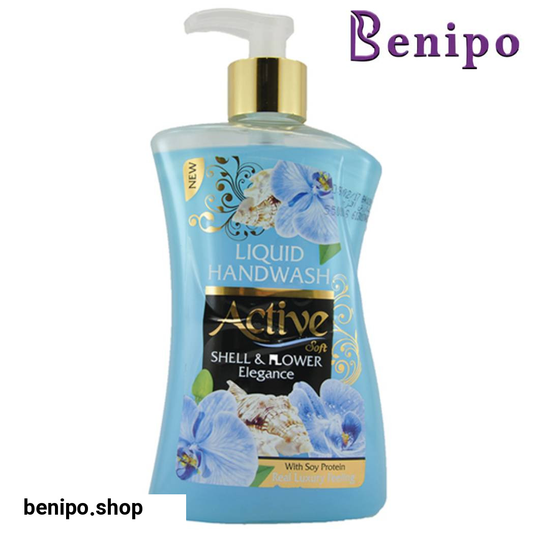 مایع دستشویی آبی با طرح جدید 450گرمی