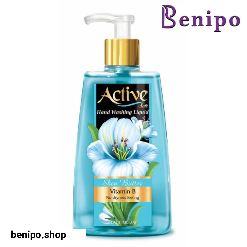 مایع دستشویی شفاف آبی 450 گرمی