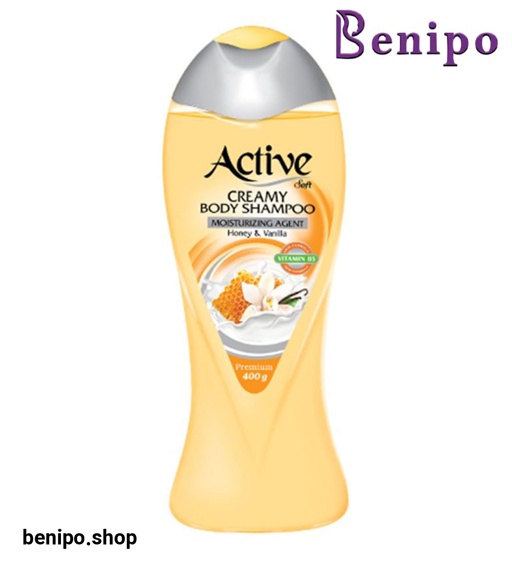 شامپو بدن کرمی با عصاره گل و کارامل 400گرم