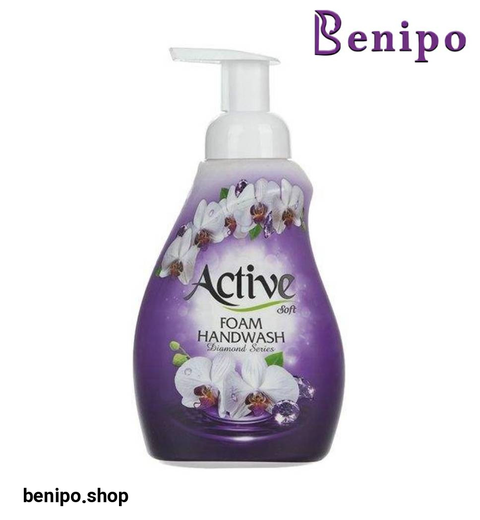 مایع دستشویی فوم دیاموند بنفش 500 گرمی