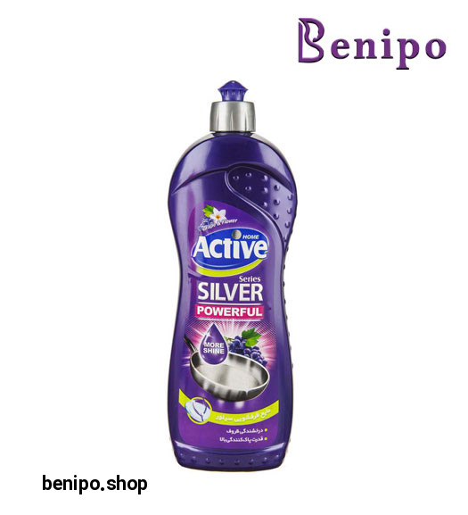 مایع ظرفشویی سیلور بنفش 750 گرمی