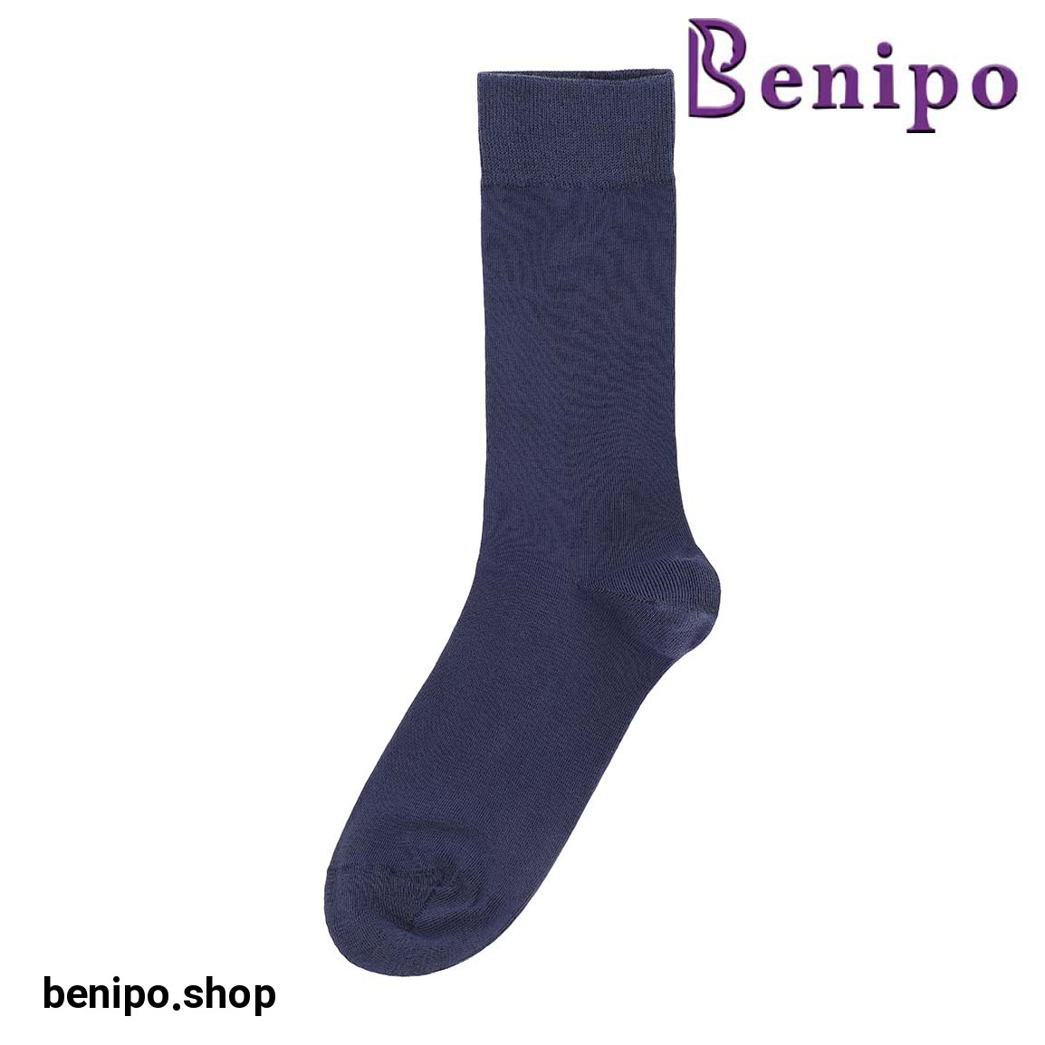 جوراب پنبه ای ساقدار ساده مردانه