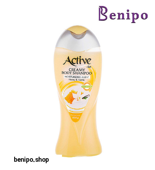 شامپو بدن کرمی وانیل و عسل 400 گرمی