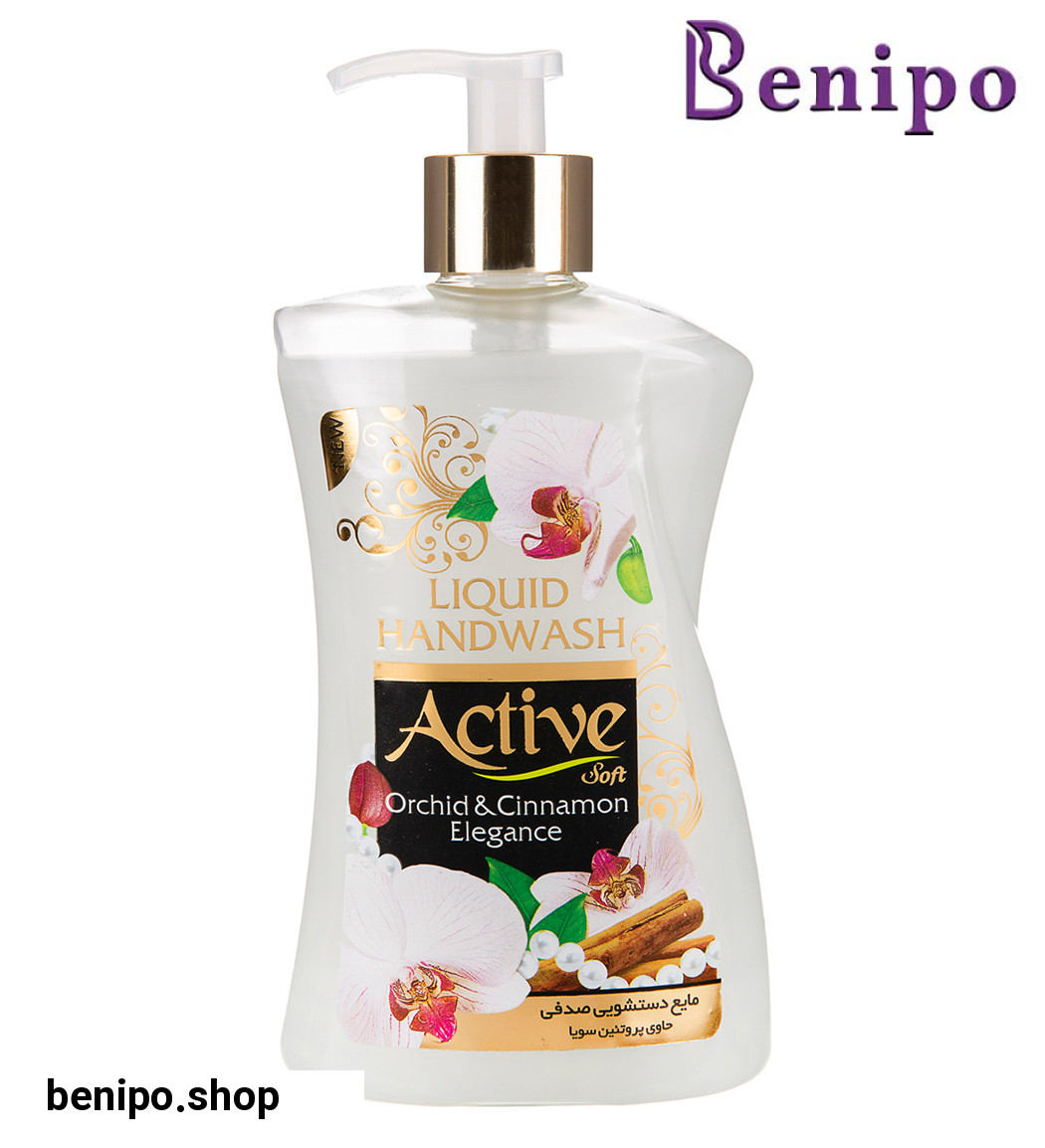 مایع دستشویی سفید با طرح جدید 450 گرمی