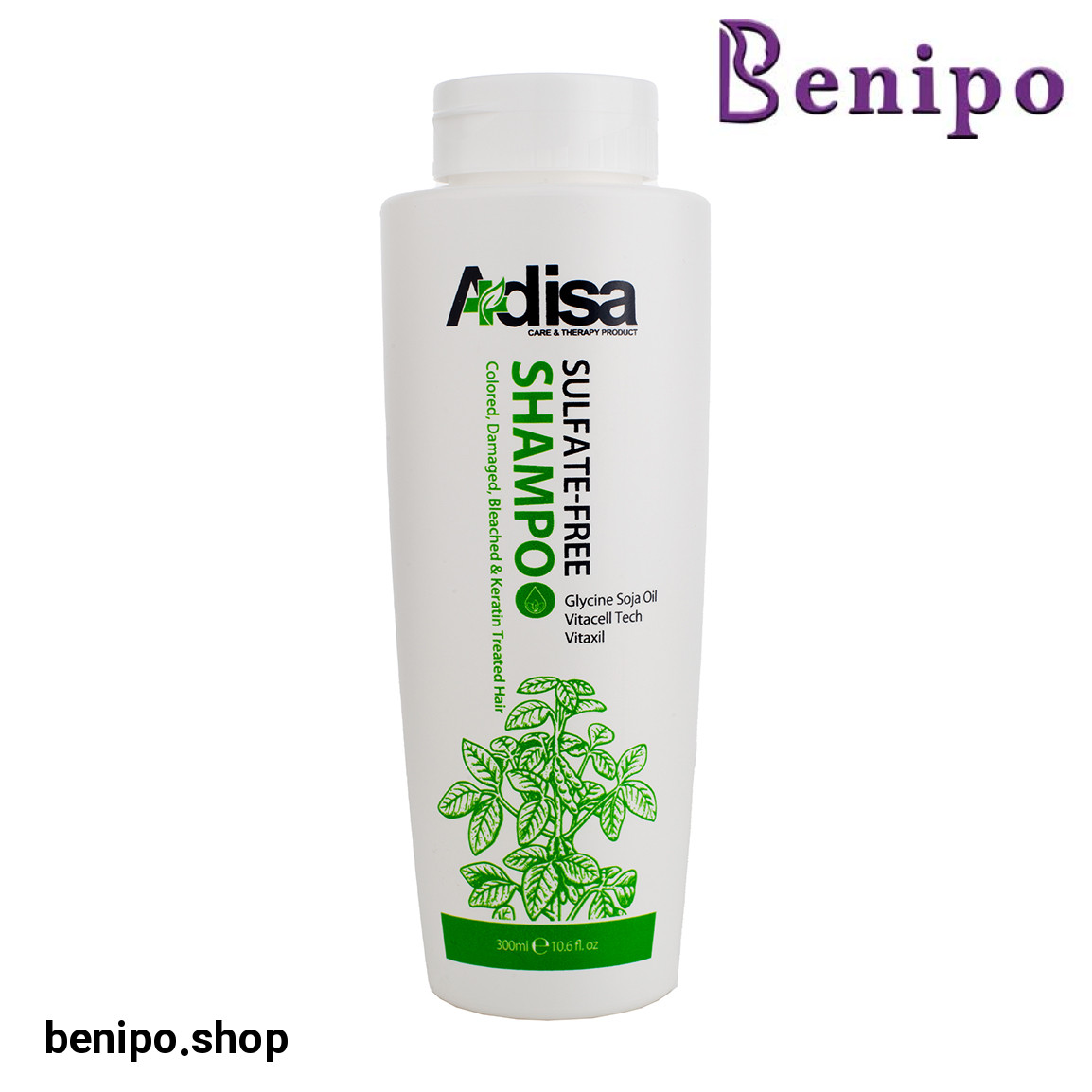 شامپو بدون سولفات حجم 300 میلی لیتر