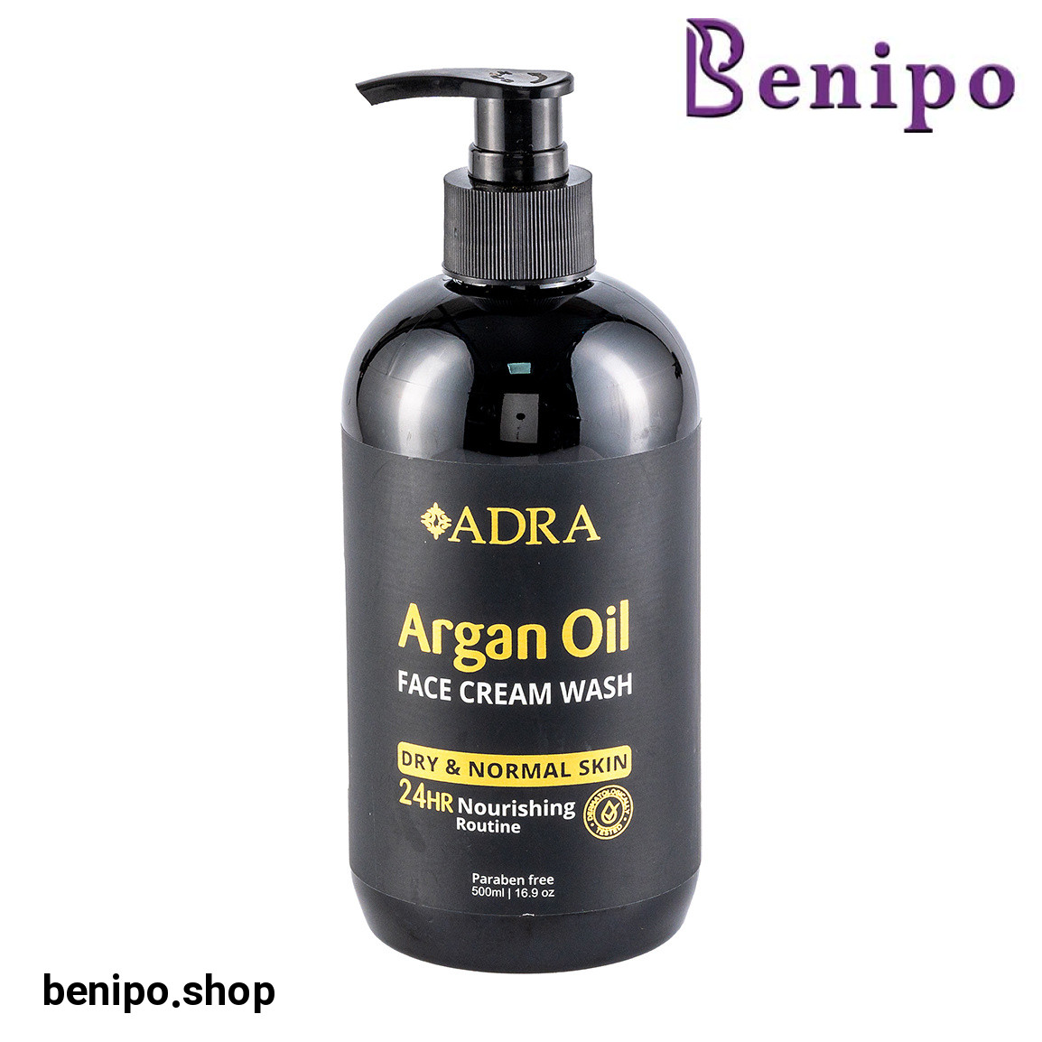 ژل شستشوی کرمی صورت حاوی روغن آرگان 500میل