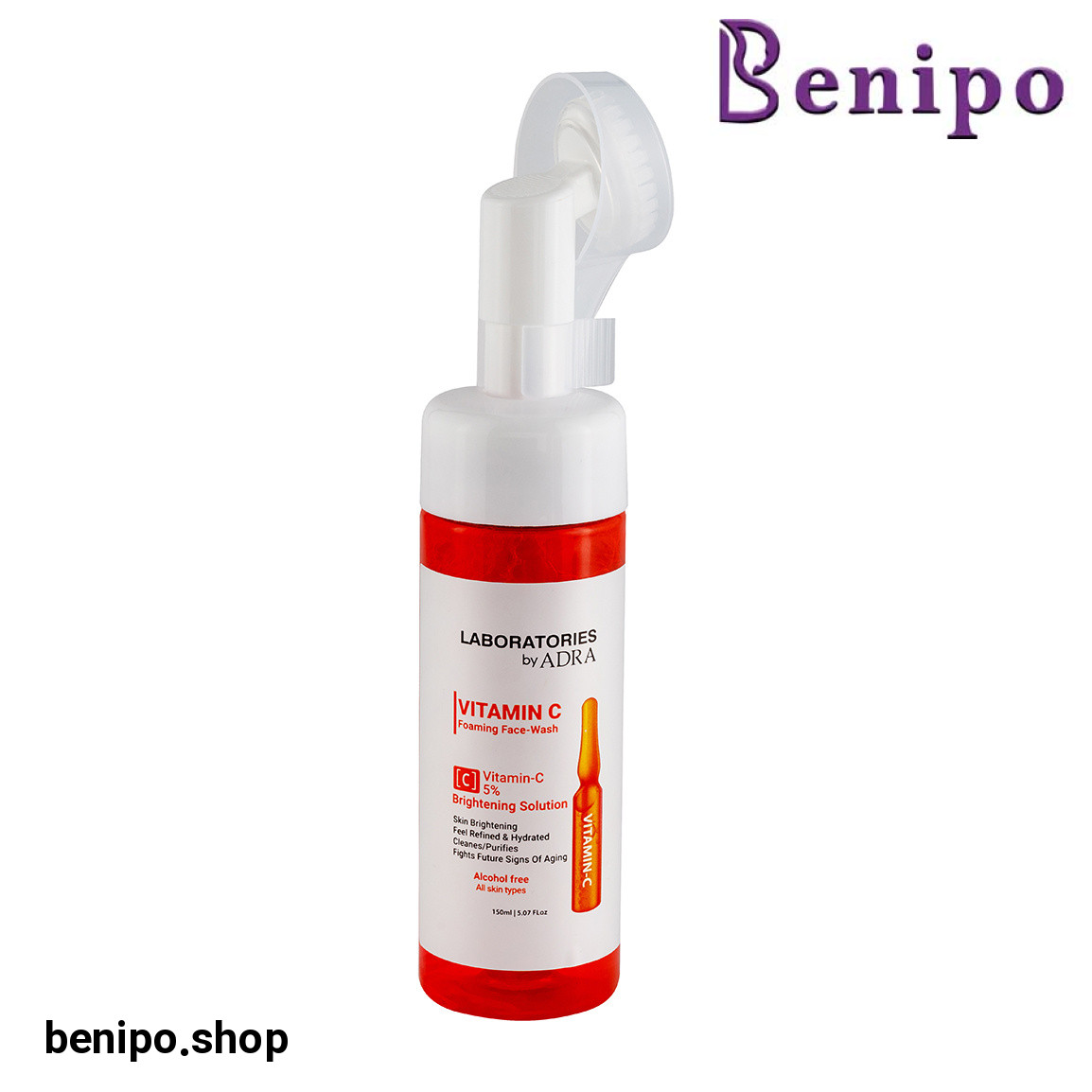 فوم شستشو مدل Brightening Solution حاوی ویتامین C مناسب انواع پوست حجم 150 میلی لیتر