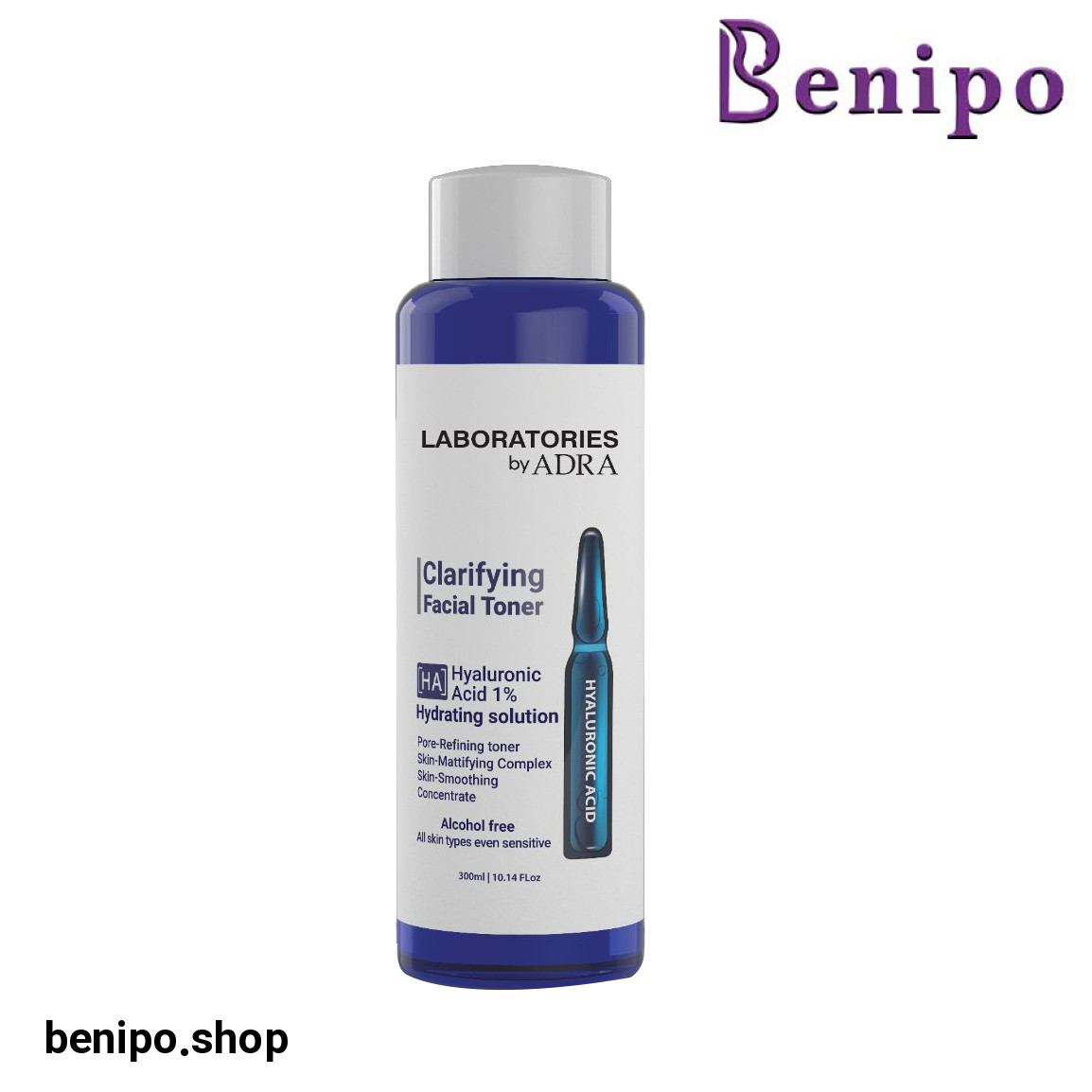 تونر آبرسان حاوی هیالورونیک اسید حجم 300 میل