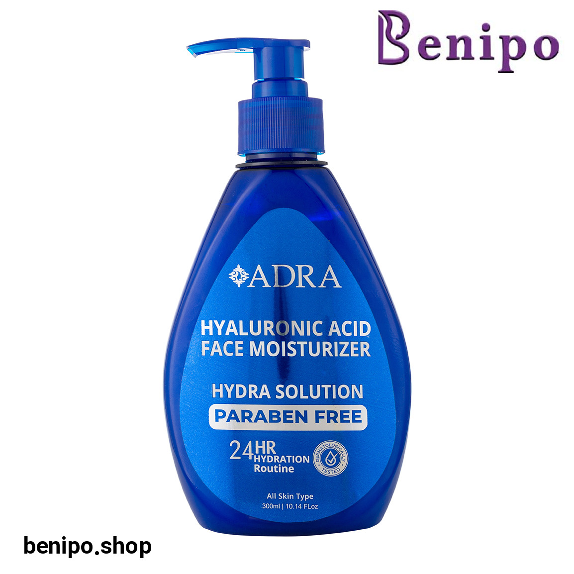 کرم مرطوب کننده و آبرسان حاوی هیالورونیک اسید پمپی مناسب انواع پوست 300میل