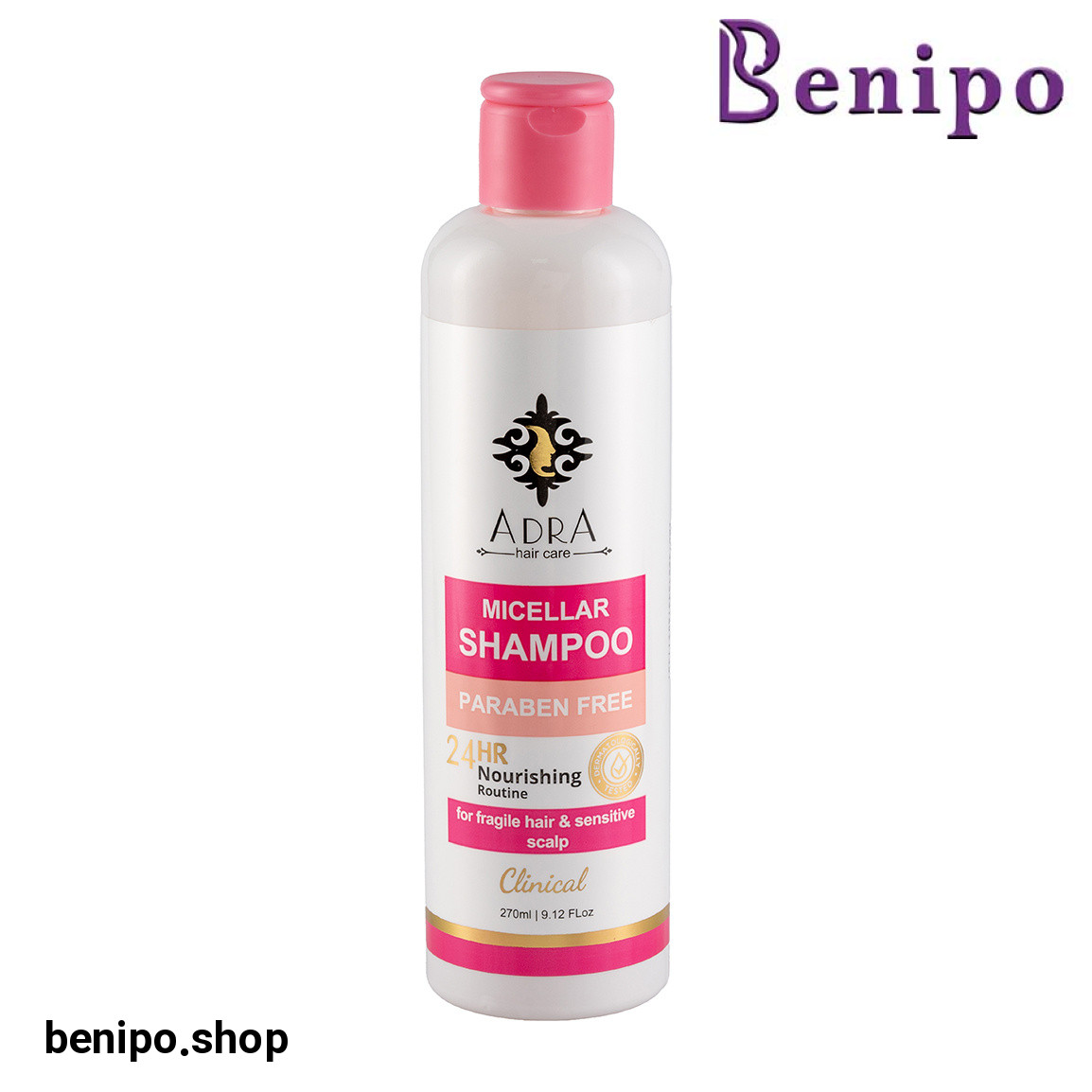 شامپو مو خشک و حساس حاوی روغن مورینگا 270میل