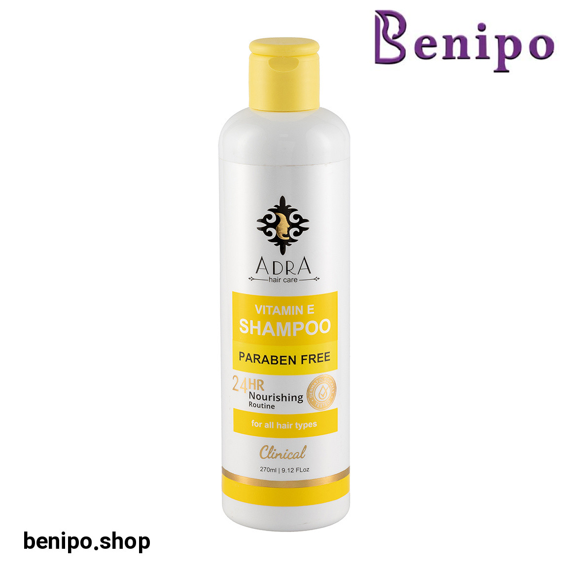 شامپو حاوی ویتامین E مناسب انواع مو 270میل