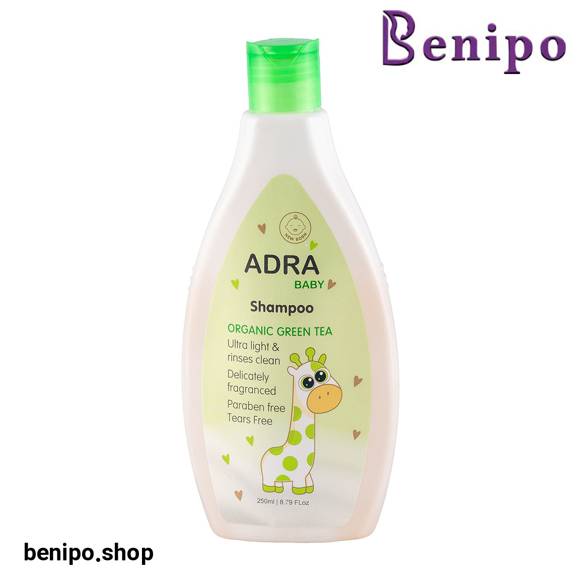شامپو سر بچه حاوی عصاره برگ چای سبز 250میل