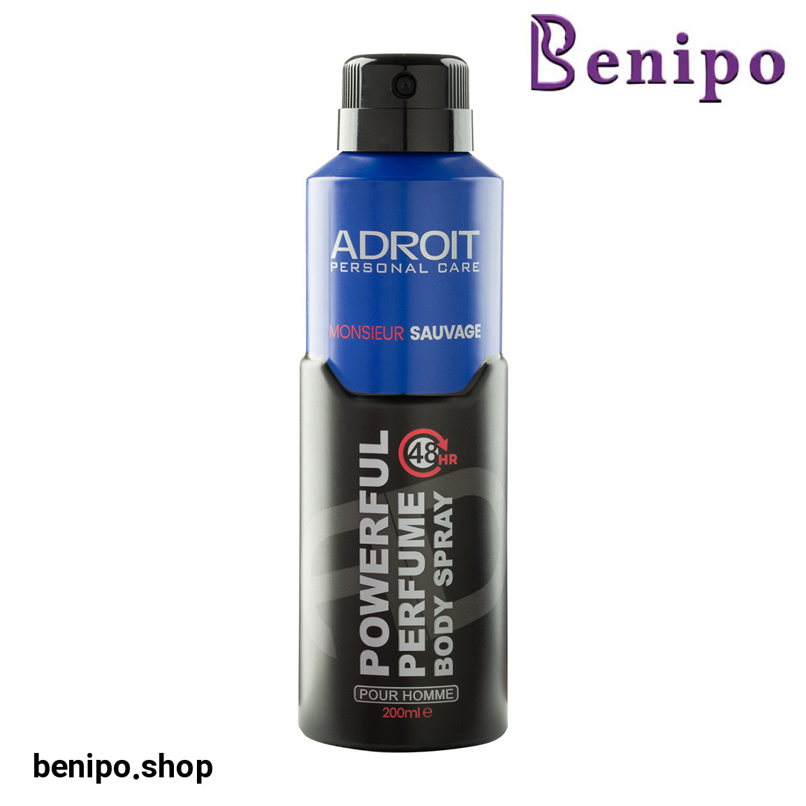اسپری بدن مردانه مدل Monsieur Sauvage حجم 200 میلی لیتر
