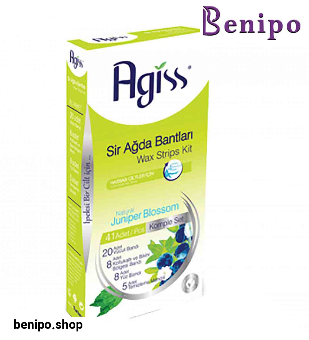 نوار موبر ترکیه ای بدن 24 عددی مناسب پوست های حساس به همراه 4 عدد دستمال پاک کننده