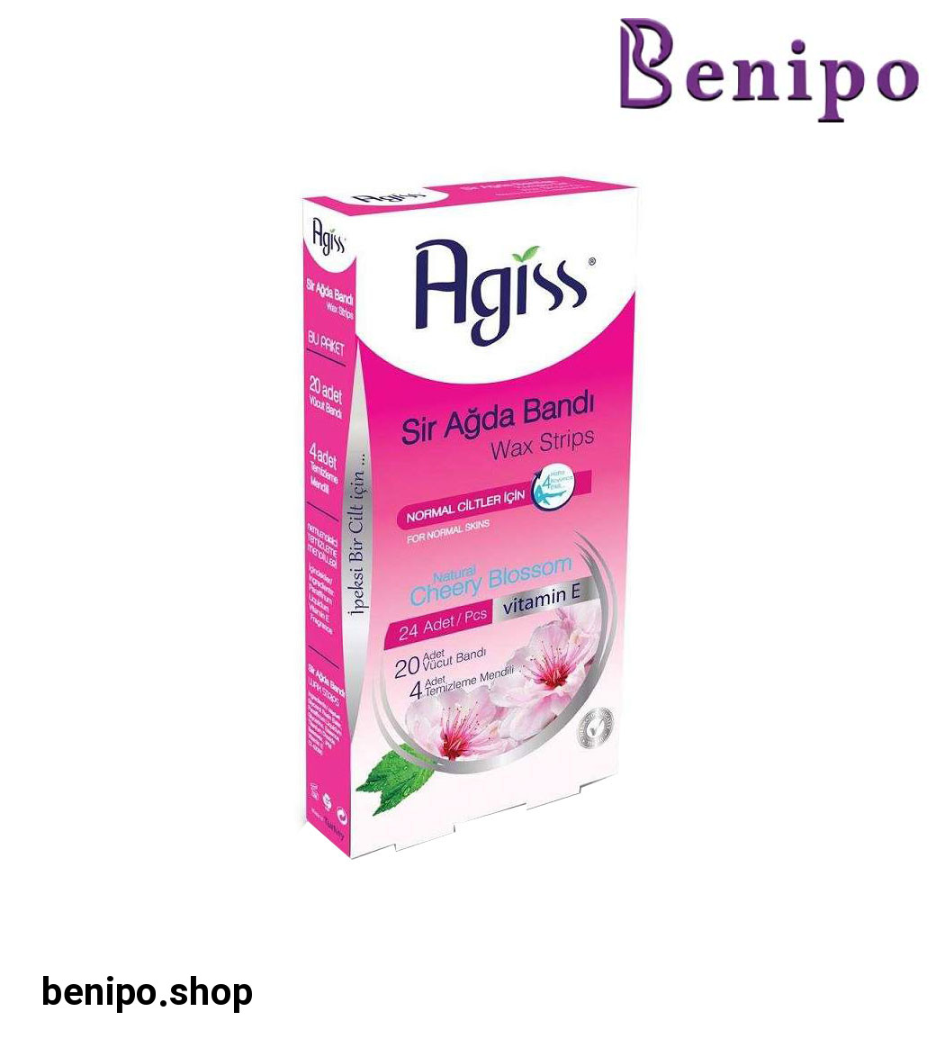 نوار موبر ترکیه ای بدن 24 عددی مناسب همه پوست ها به همراه 4 عدد دستمال پاک کننده