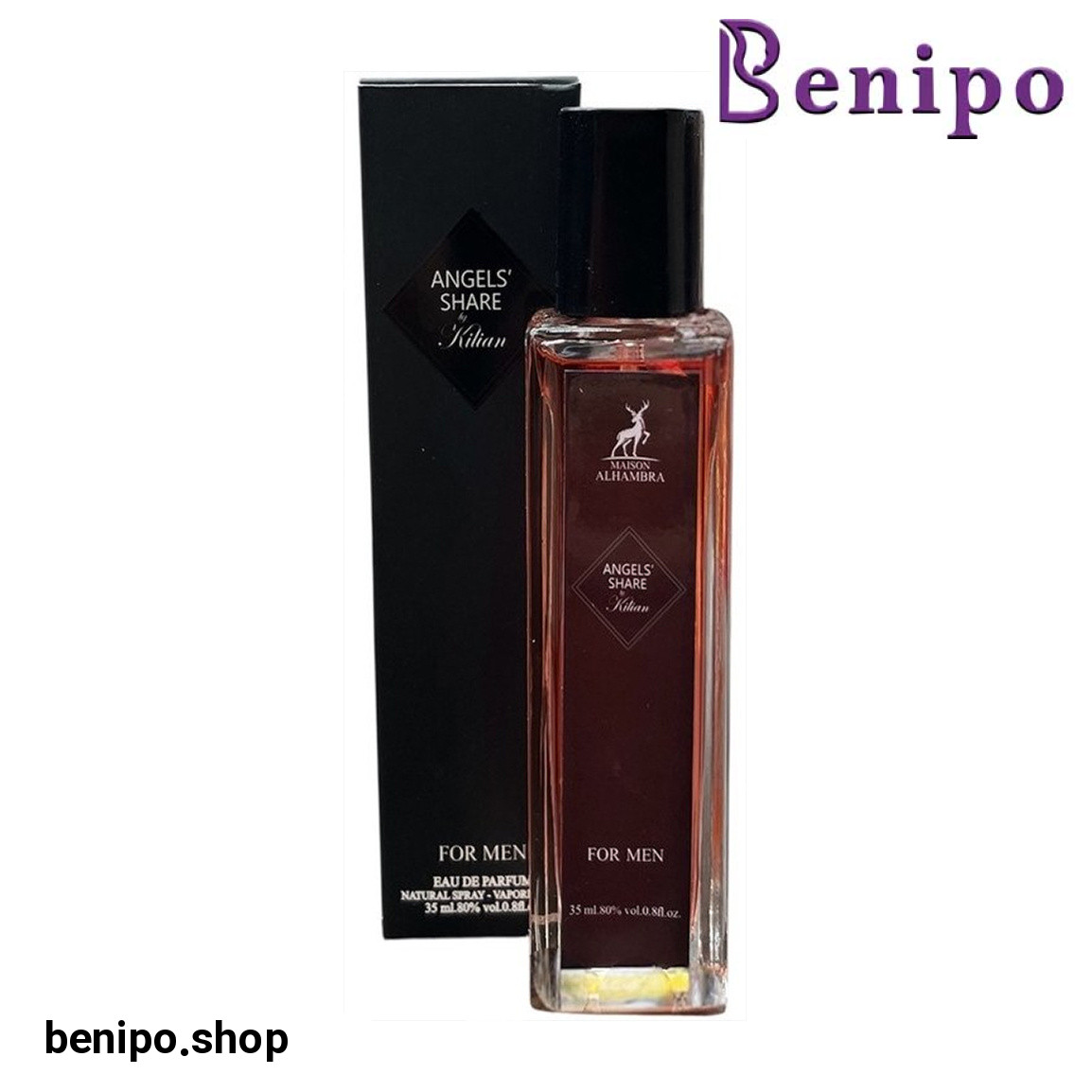 عطر جیبی مردانه مدل Angels Share حجم 35 میلیلیتر