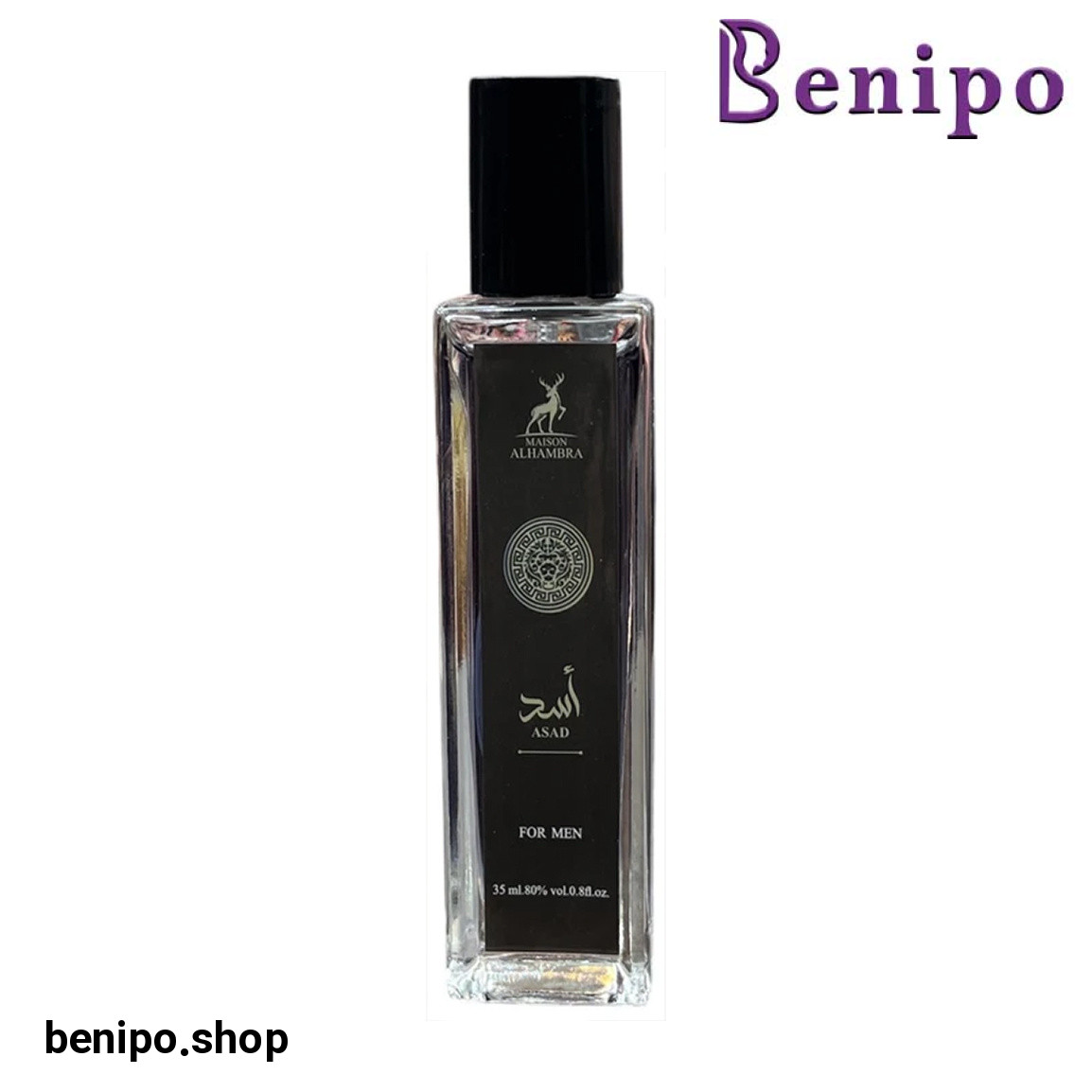 عطر جیبی مردانه مدل Asad حجم 35 میلیلیتر