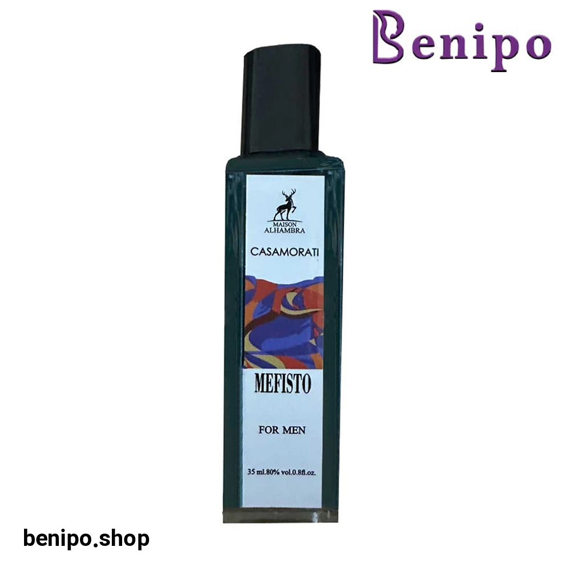 عطر جیبی مردانه مدل Cazamorati Mefisto حجم 35 میلیلیتر