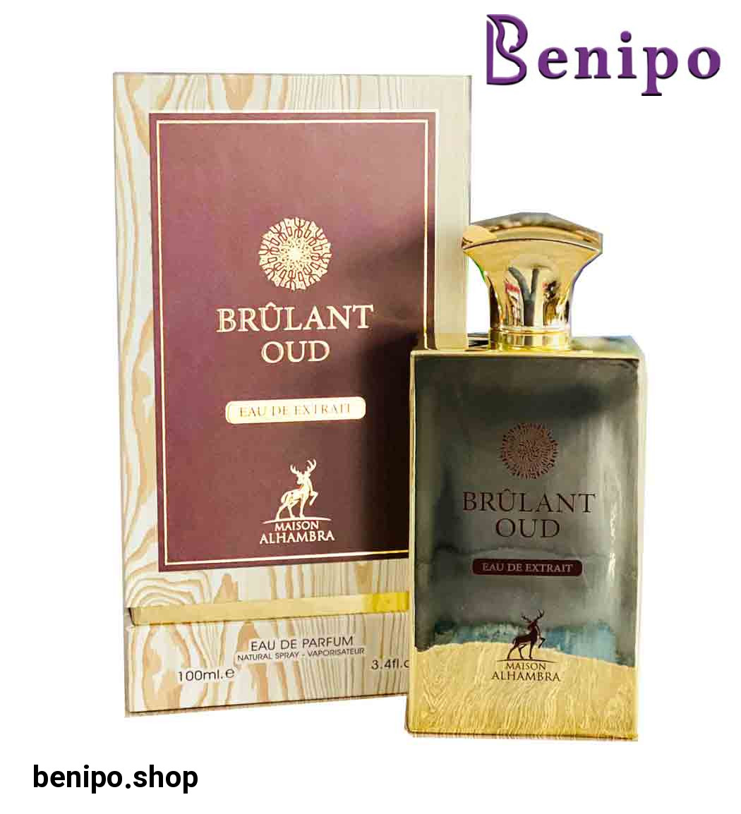 ادو پرفیوم مردانه مدل Brulant oud حجم 100میل
