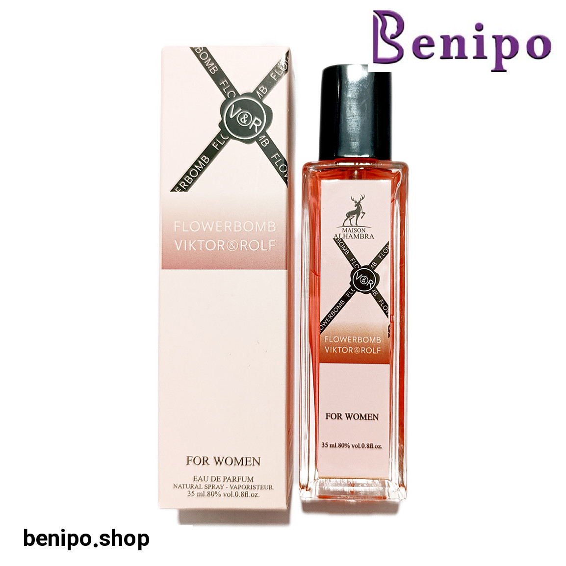 عطر جیبی زنانه مدل Flower Bomb حجم 35 میلیلیتر