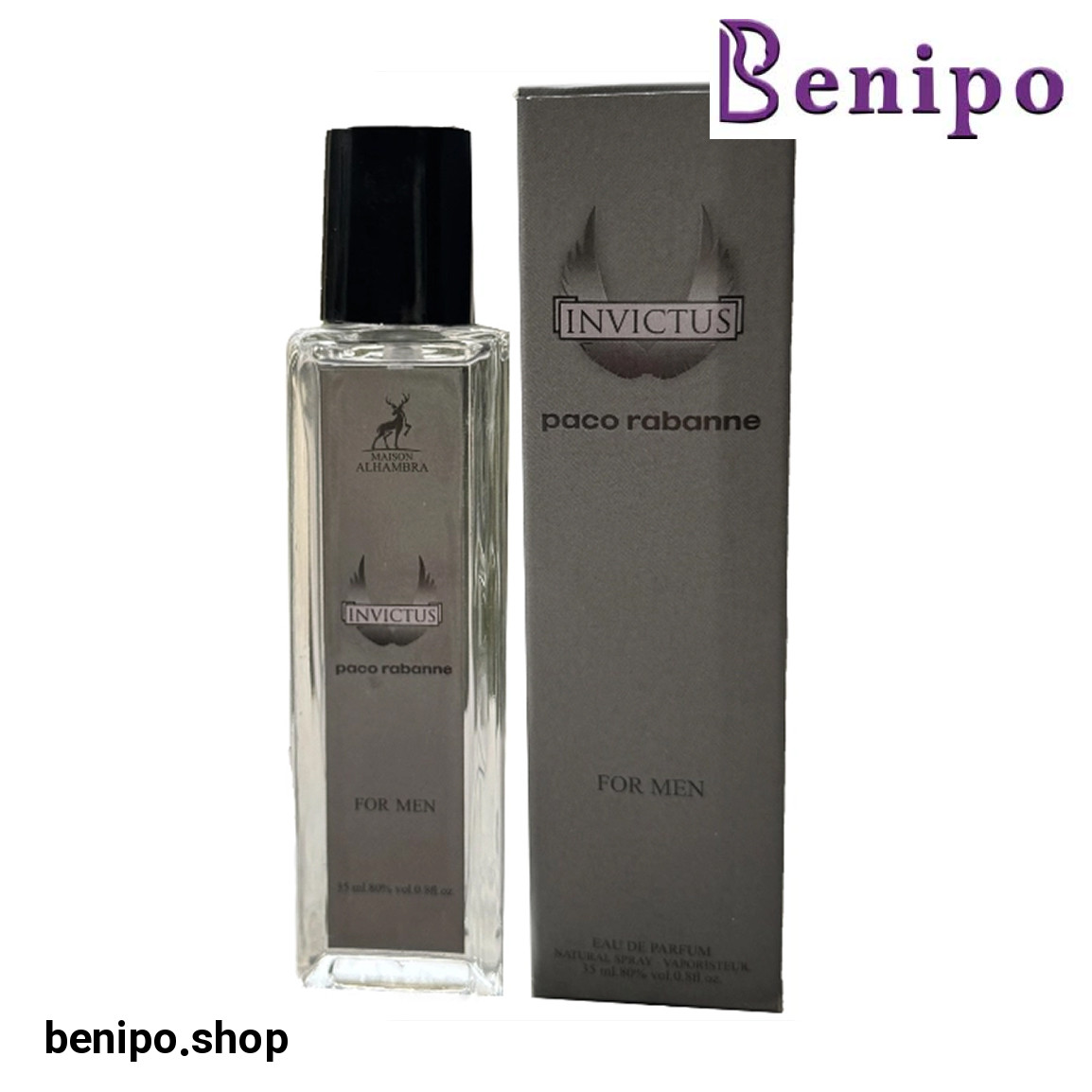 عطر جیبی مردانه مدل Invictus حجم 35 میلیلیتر