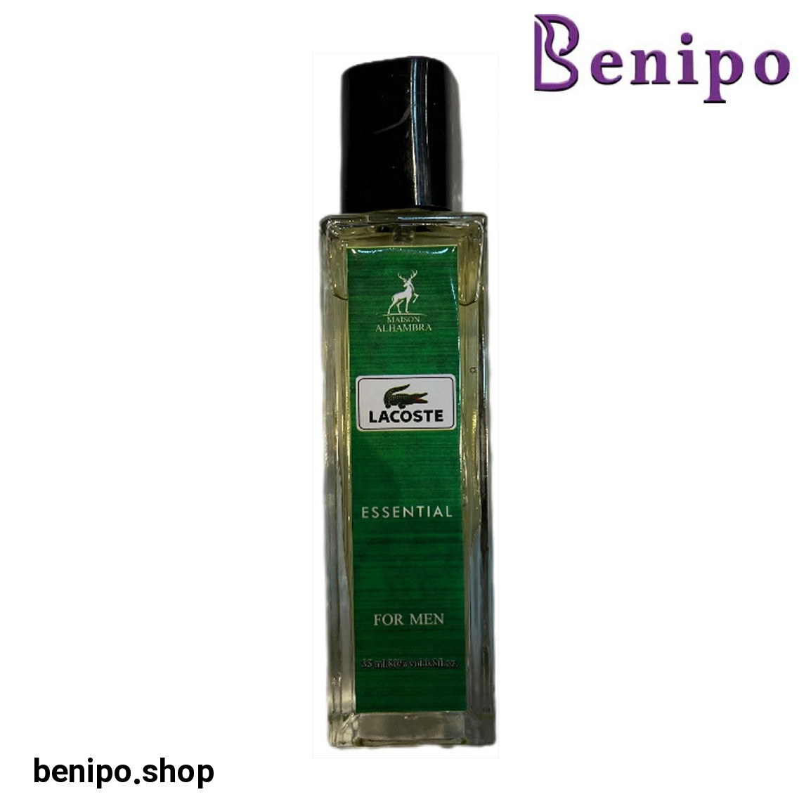 عطر جیبی مردانه مدل Lacoste Essential حجم 35 میلیلیتر