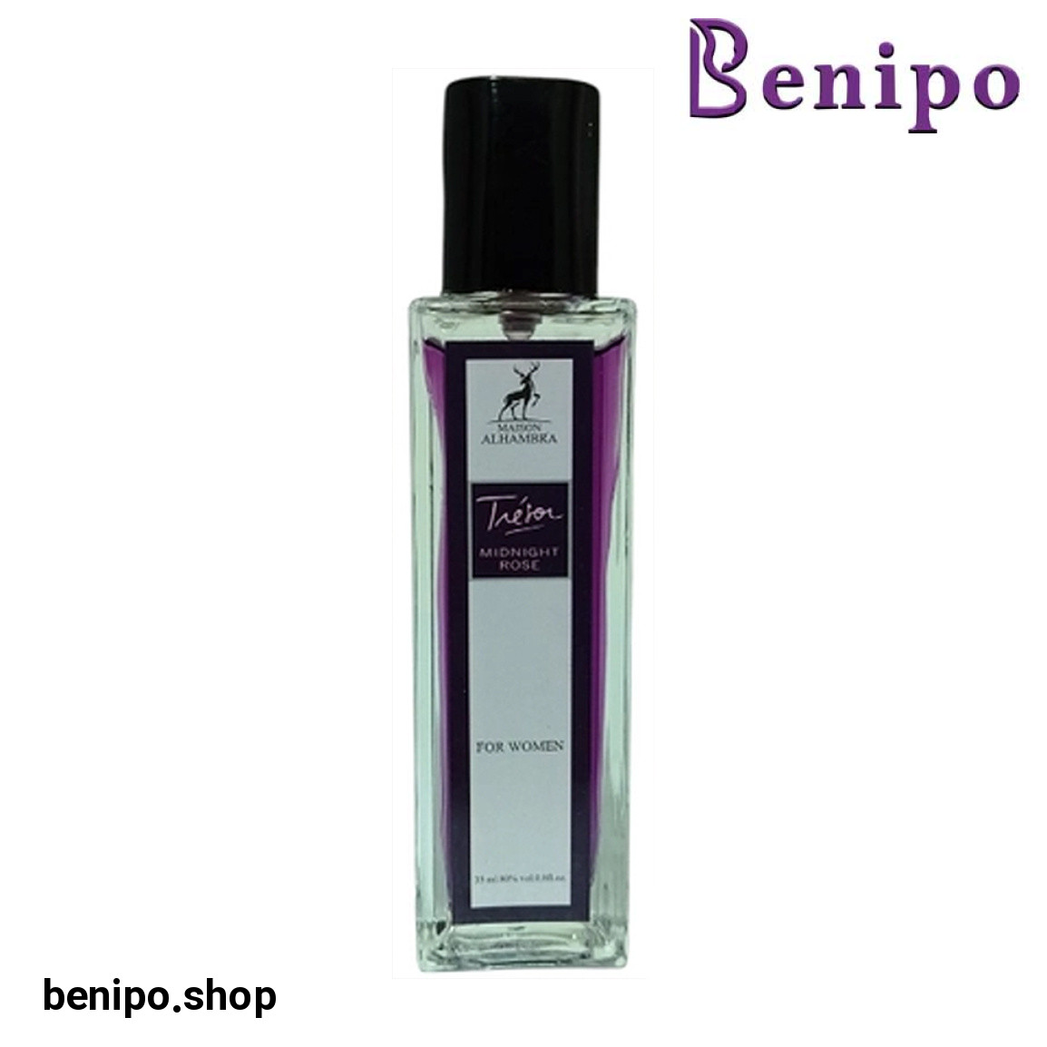 عطر جیبی زنانه مدل Midnight Rose حجم 35 میلی لیتر