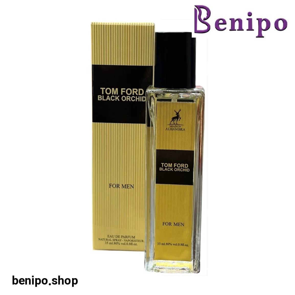 عطر جیبی مردانه مدل Tom Ford Black Orchid حجم 35 میلیلیتر