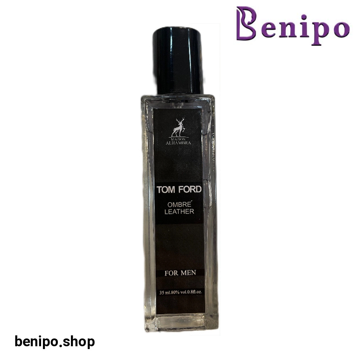 عطر جیبی مردانه مدل Tom Ford Ombre Leather حجم 35 میلی لیتر