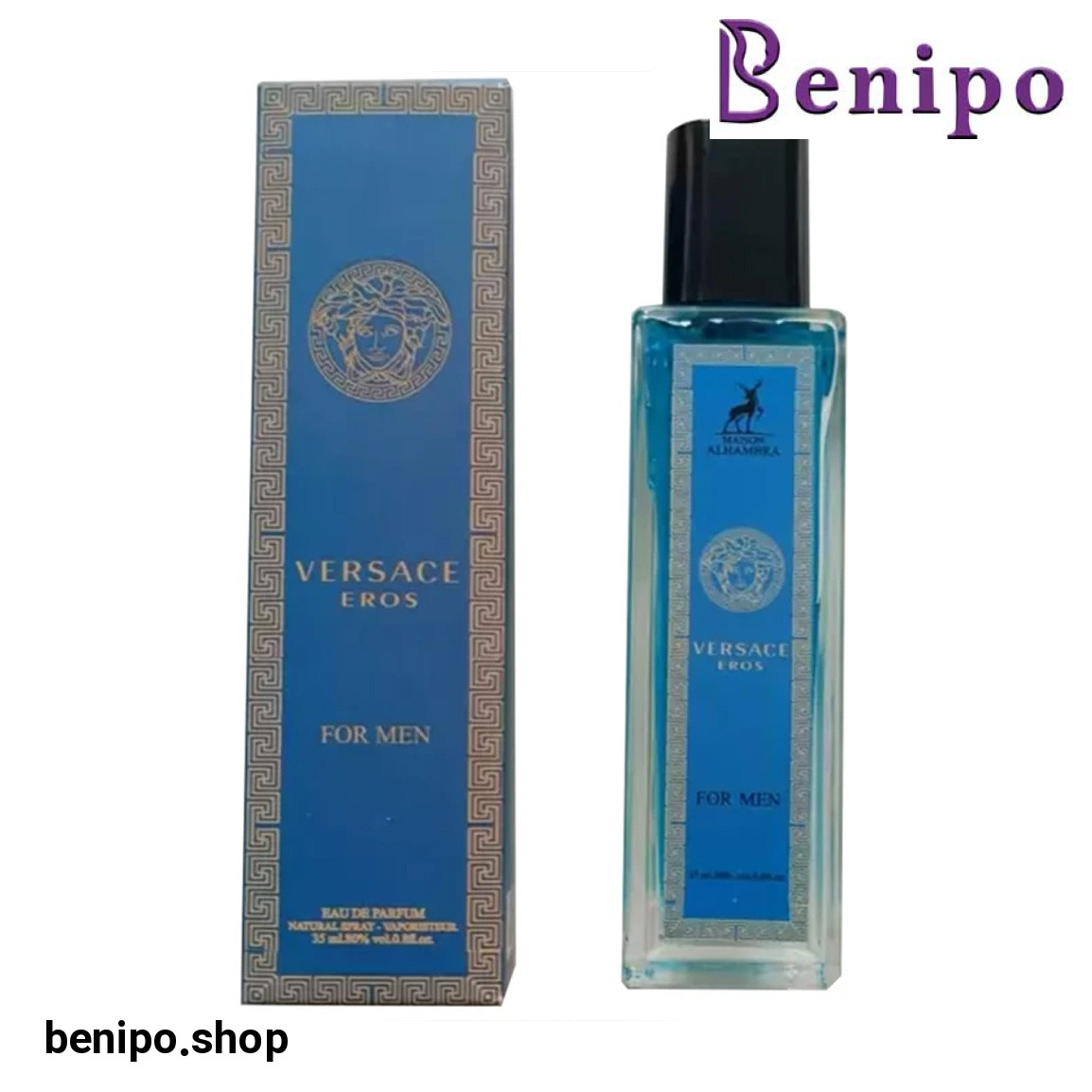 عطر جیبی مردانه مدل Versace Eros حجم 30 میلیلیتر