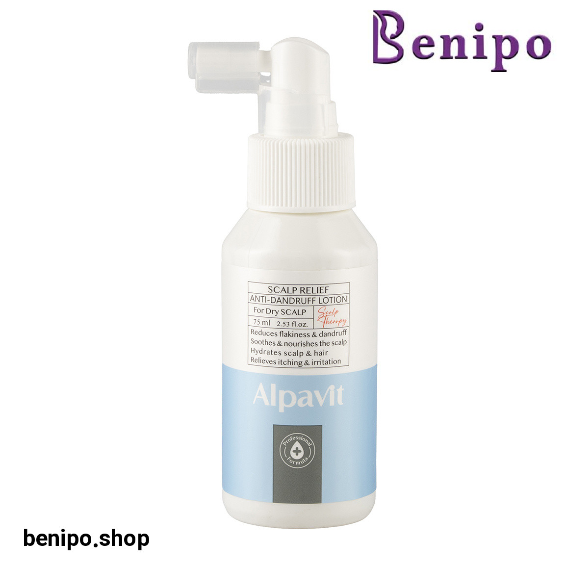 لوسیون ضدشوره و مرطوب کننده کف سر مناسب برای کف سر خشک و حساس حجم 75 میلی لیتر