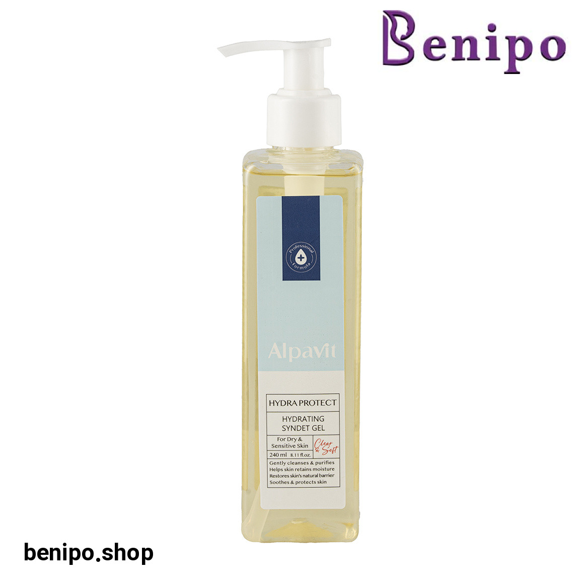 ژل شستشوی صورت مناسب پوست های خشک و حساس حجم 240 میلی لیتر