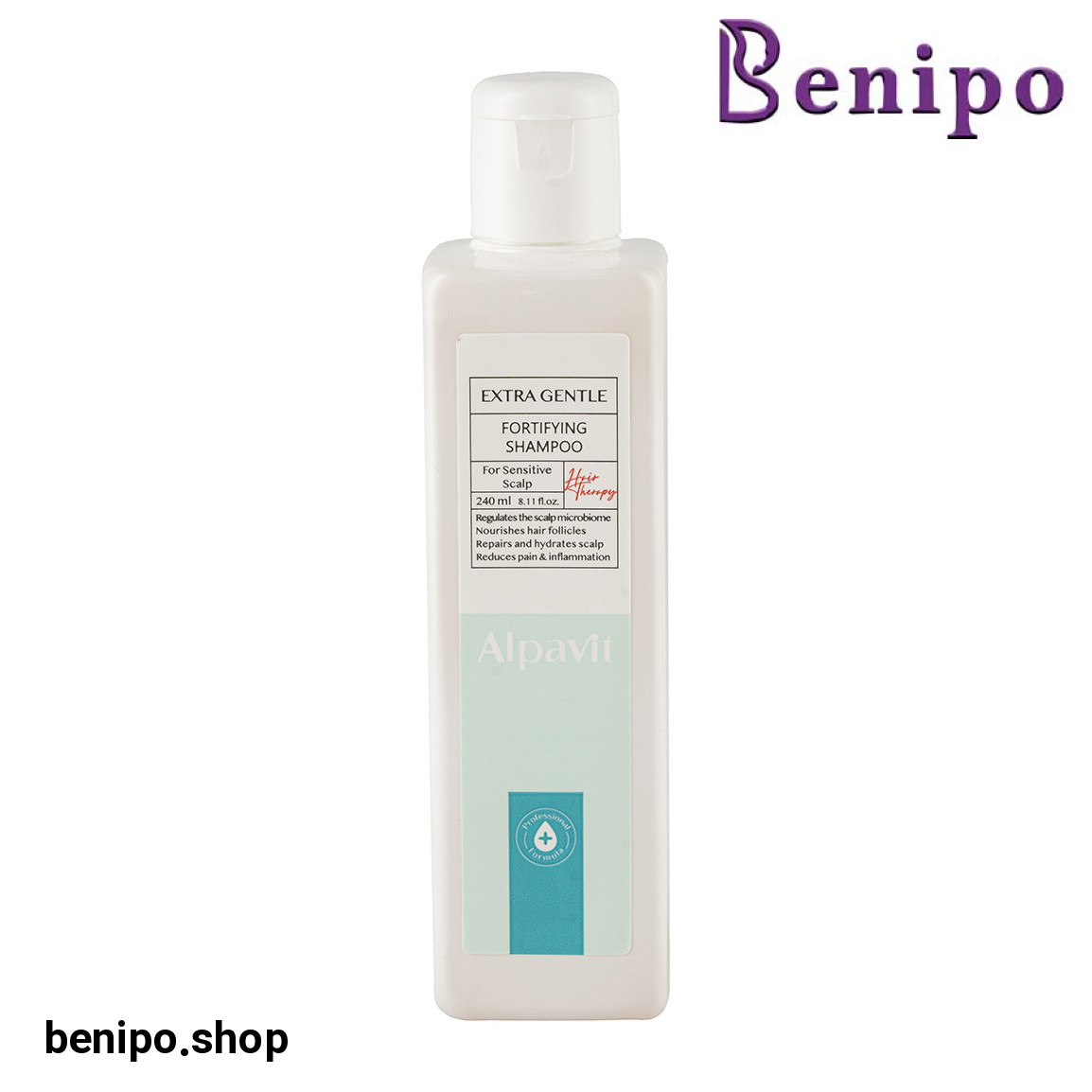 شامپو تقویت کننده مو مناسب موهای حساس حجم 240 میلی لیتر