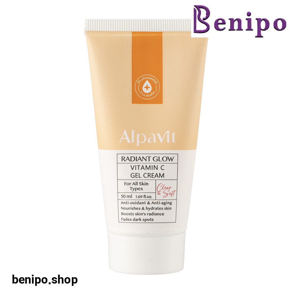 ژل کرم تغذیه کننده پوست صورت حاوی ویتامین ث و فولیک اسید حجم 50 میلی لیتر