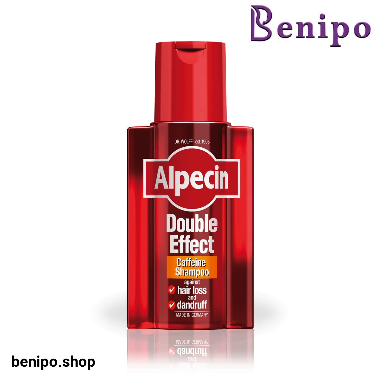 شامپو ضد ریزش و ضد شوره آلپسین Double Effect