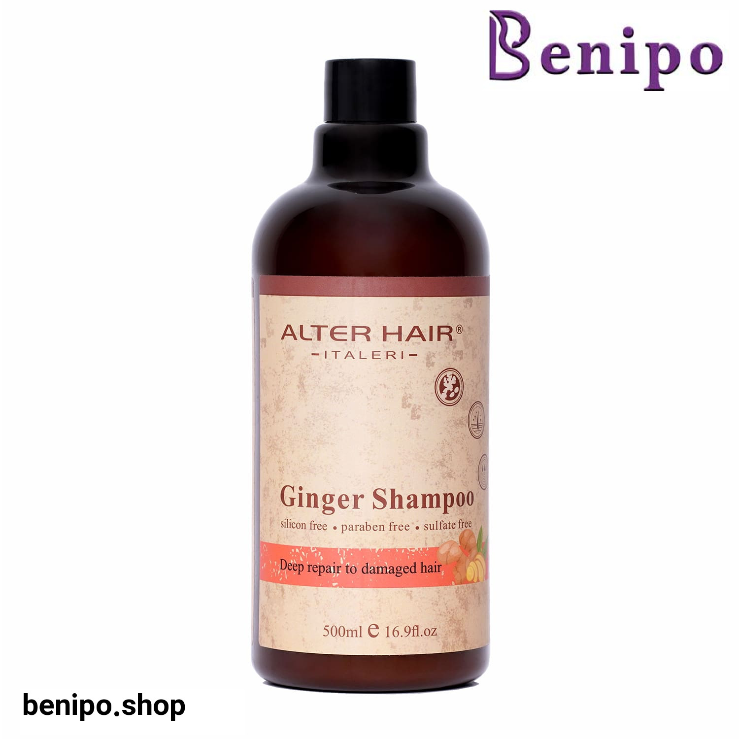 شامپو ترمیم کننده زنجبیل آلتر هیر