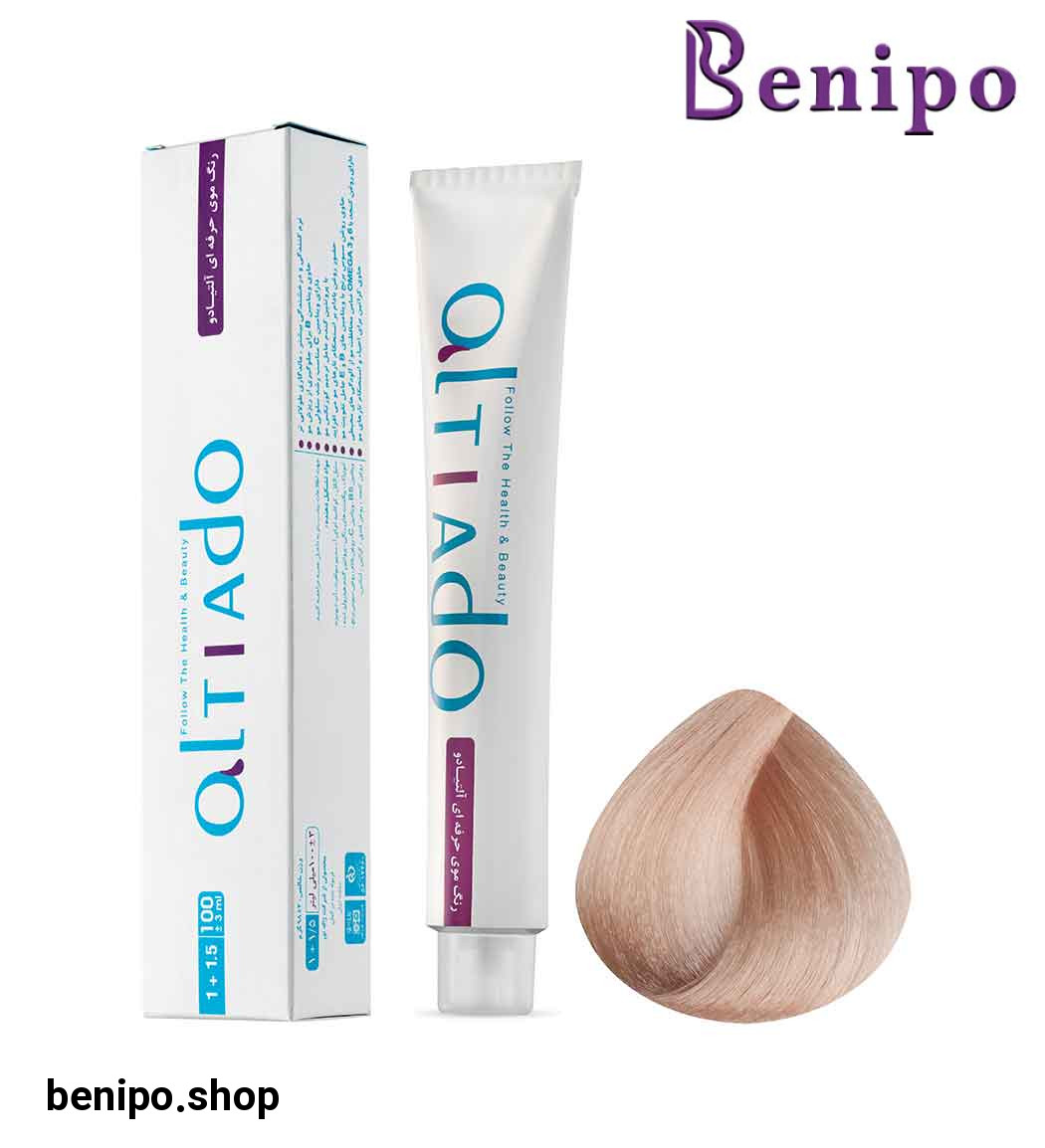 رنگ مو شماره 11.7 رنگ بلوند شکالاتی پلاتینه حجم 100میل