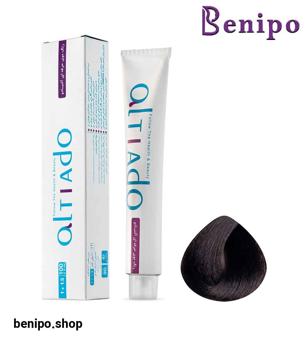 رنگ مو شماره 4.0 رنگ قهوه ای متوسط حجم 100میل