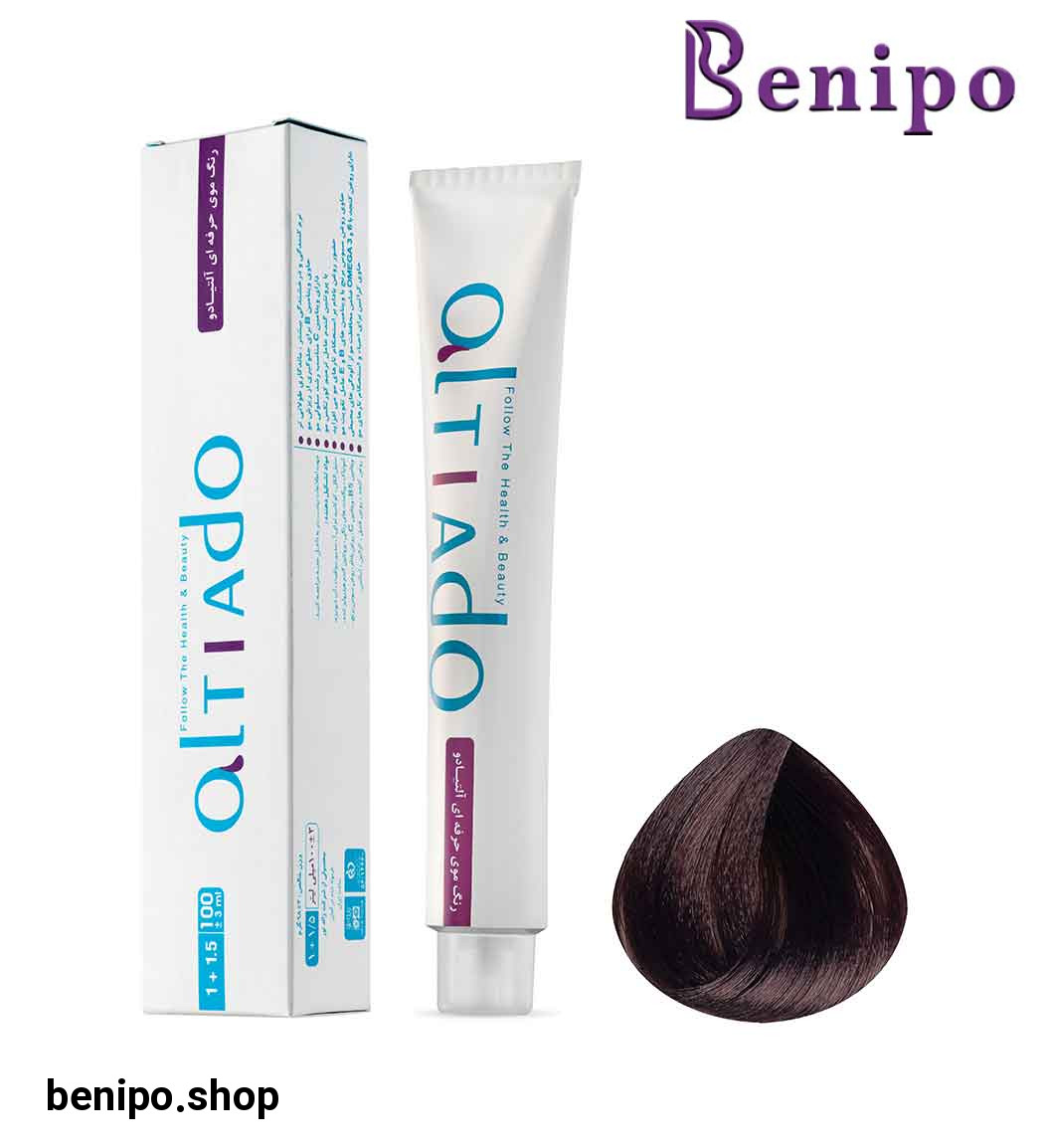 رنگ مو شماره 5.0 رنگ قهوه ای روشن حجم 100میل